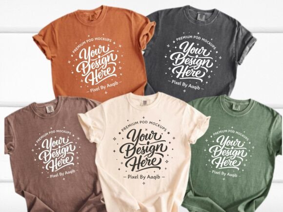 Download Comfort Colors C1717 Flat Lay Mockup - Flat lay mockup Collection