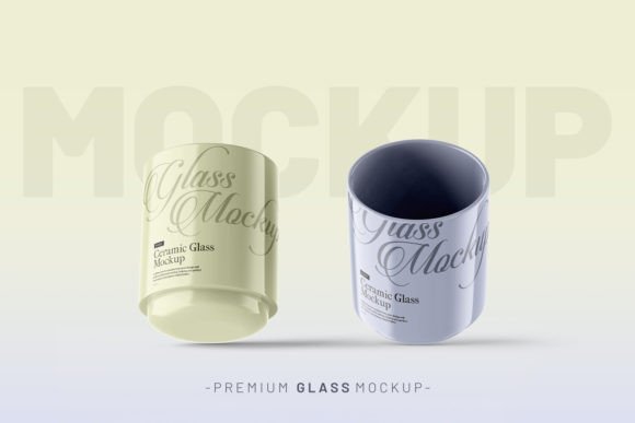 Download Ceramic Glass Branding Mockup - Branding mockup Collection