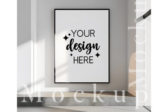 Download Black Frame Mockup, Single Frame Mockup - Single frame mockup Collection